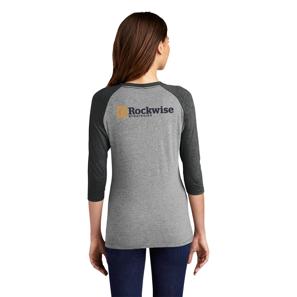 District Women's Perfect Tri 3/4-Sleeve Raglan