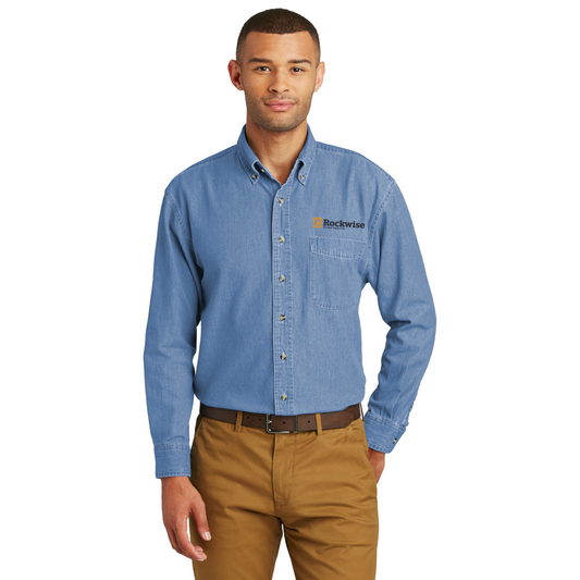 Port & Company Long Sleeve Value Denim Shirt