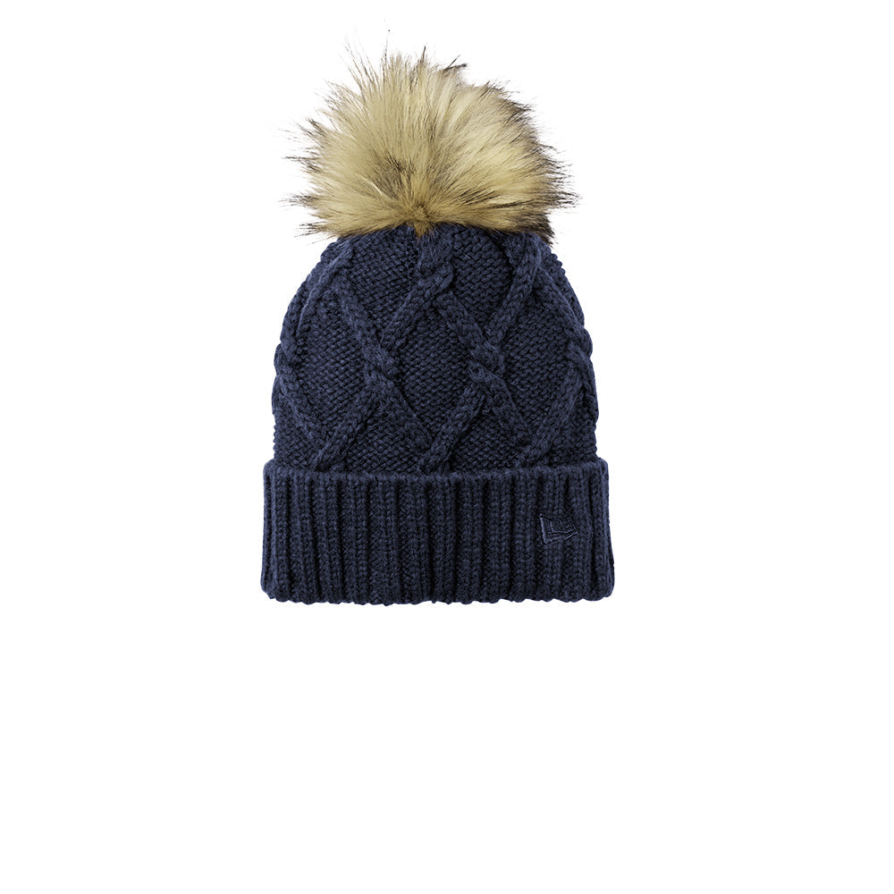 New Era ® Faux Fur Pom Beanie